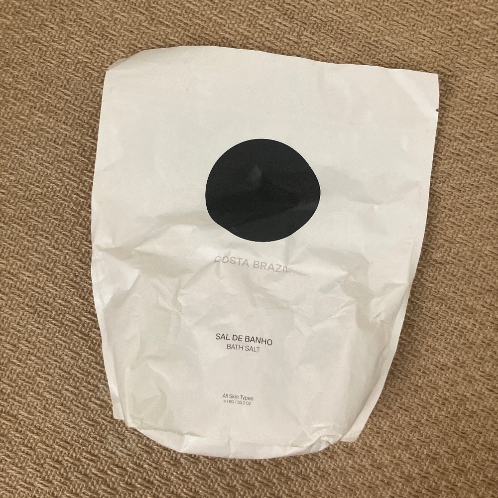 NWT COSTA BRAZIL Sal de banho bath salt luxury